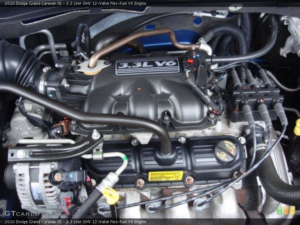 3.3 Liter OHV 12-Valve Flex-Fuel V6 Engine for the 2010 Dodge Grand Caravan #61119569
