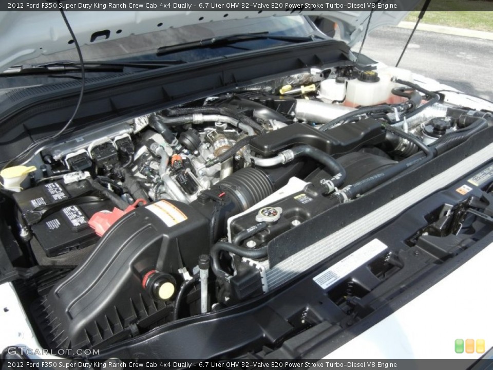 6.7 Liter OHV 32-Valve B20 Power Stroke Turbo-Diesel V8 Engine for the 2012 Ford F350 Super Duty #61121144