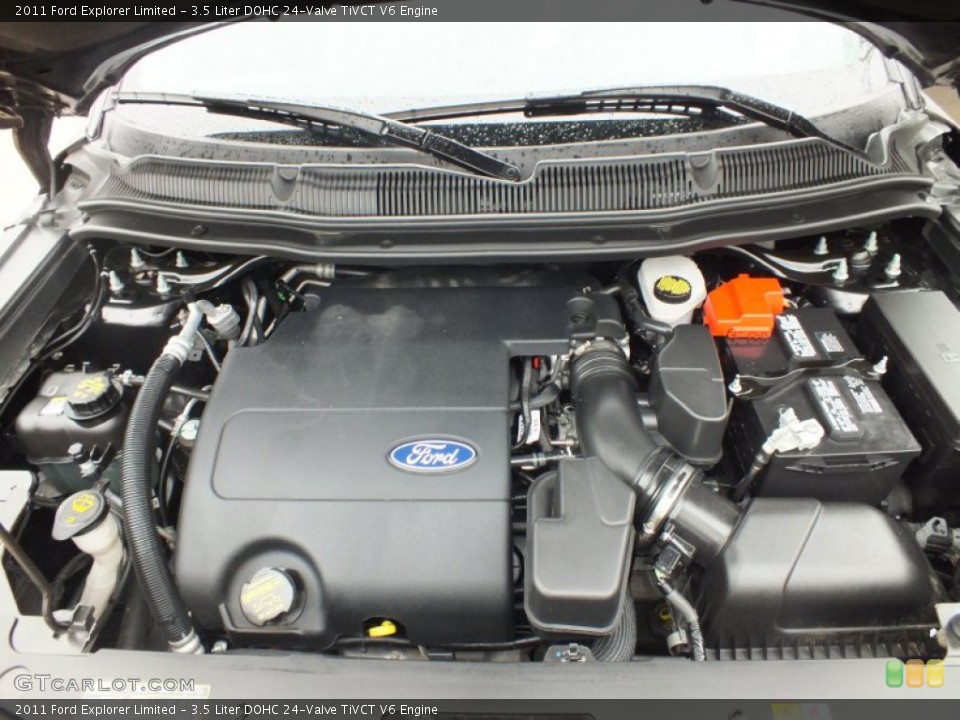 3.5 Liter DOHC 24-Valve TiVCT V6 Engine for the 2011 Ford Explorer #61123598