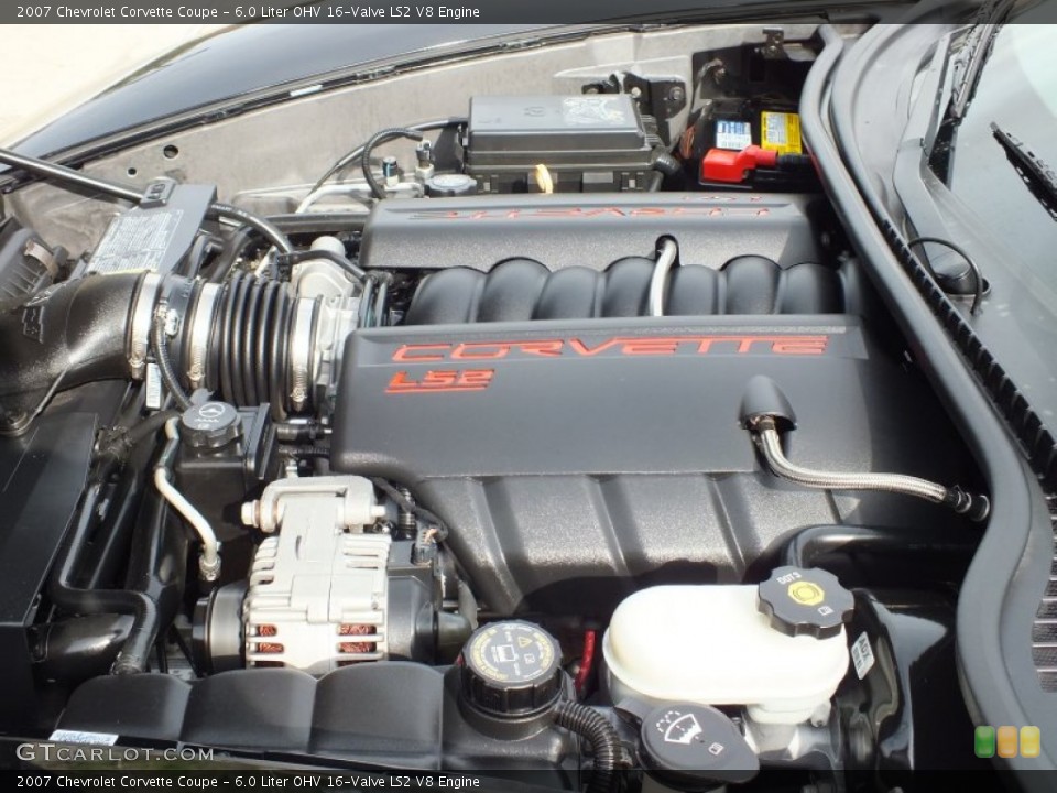 6.0 Liter OHV 16-Valve LS2 V8 Engine for the 2007 Chevrolet Corvette #61128881