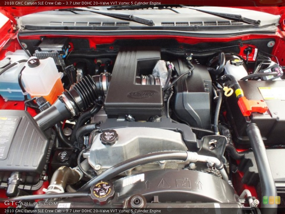 3.7 Liter DOHC 20-Valve VVT Vortec 5 Cylinder Engine for the 2010 GMC Canyon #61133546