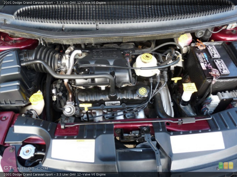3.3 Liter OHV 12-Valve V6 Engine for the 2001 Dodge Grand Caravan #61133750