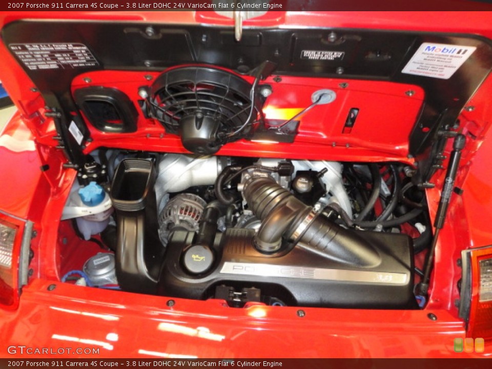 3.8 Liter DOHC 24V VarioCam Flat 6 Cylinder Engine for the 2007 Porsche 911 #61145231