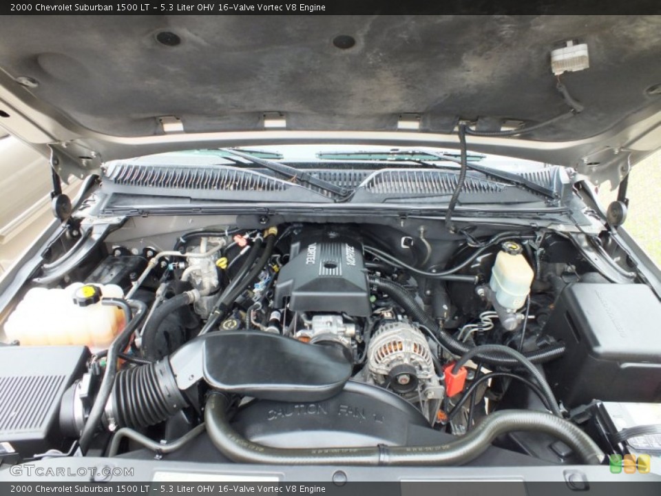 5.3 Liter OHV 16-Valve Vortec V8 Engine for the 2000 Chevrolet Suburban #61168894