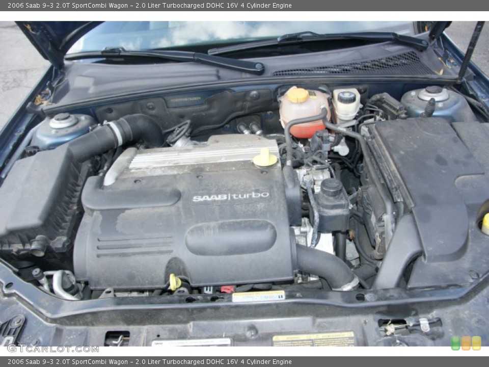 2.0 Liter Turbocharged DOHC 16V 4 Cylinder Engine for the 2006 Saab 9-3 #61169725