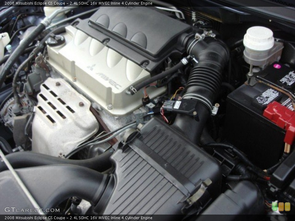 2.4L SOHC 16V MIVEC Inline 4 Cylinder Engine for the 2008 Mitsubishi Eclipse #61170850