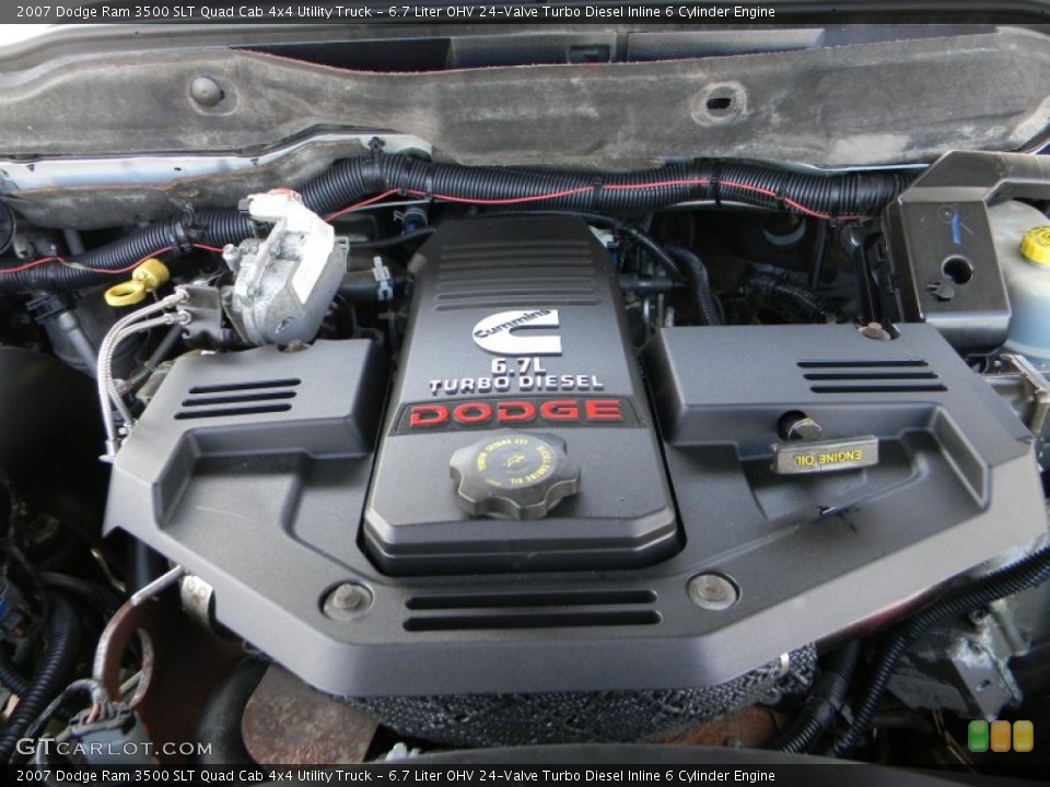 6.7 Liter OHV 24-Valve Turbo Diesel Inline 6 Cylinder Engine for the 2007 Dodge Ram 3500 #61175470
