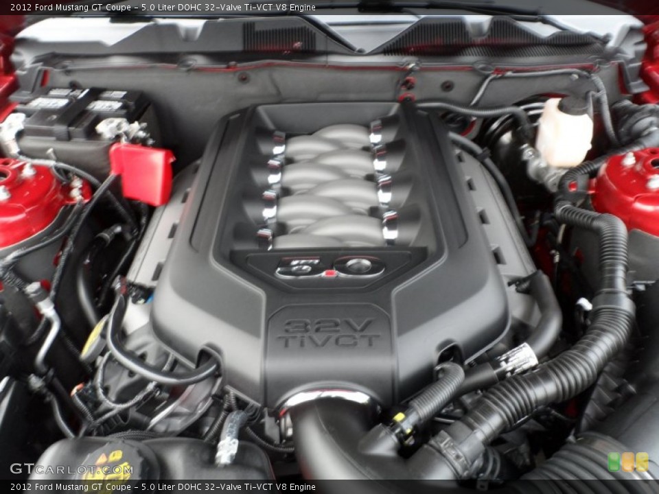 5.0 Liter DOHC 32-Valve Ti-VCT V8 Engine for the 2012 Ford Mustang #61184446