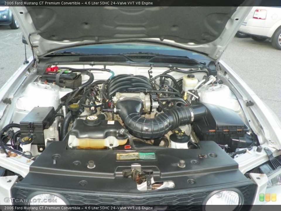 4.6 Liter SOHC 24-Valve VVT V8 Engine for the 2006 Ford Mustang #61189750