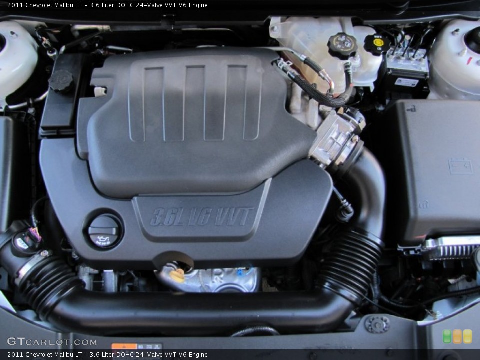 3.6 Liter DOHC 24-Valve VVT V6 Engine for the 2011 Chevrolet Malibu #61203799