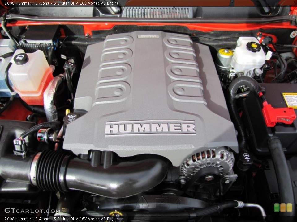 5.3 Liter OHV 16V Vortec V8 Engine for the 2008 Hummer H3 #61208053