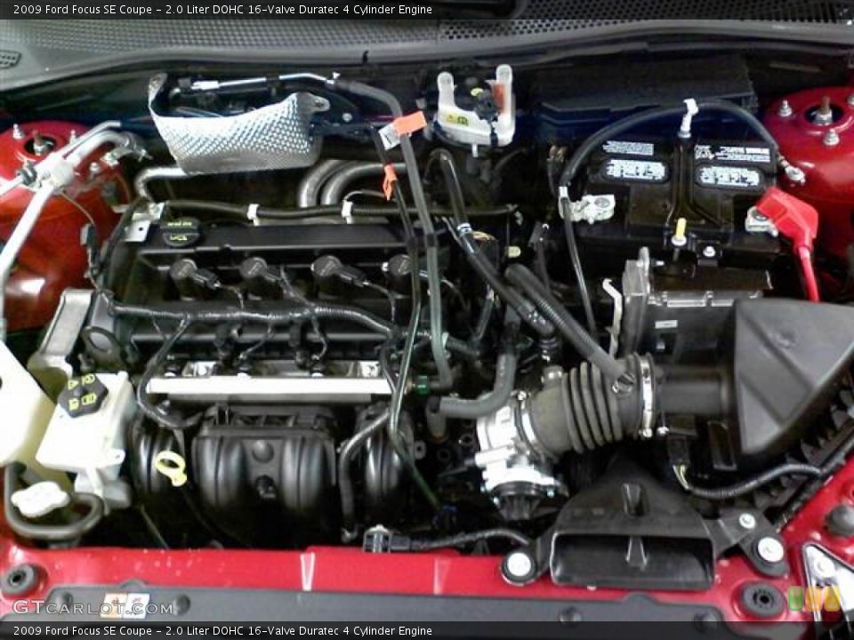 2.0 Liter DOHC 16-Valve Duratec 4 Cylinder 2009 Ford Focus Engine