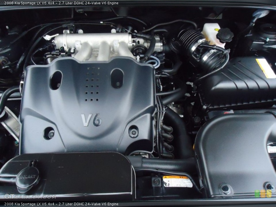 2.7 Liter DOHC 24-Valve V6 Engine for the 2008 Kia Sportage #61220038