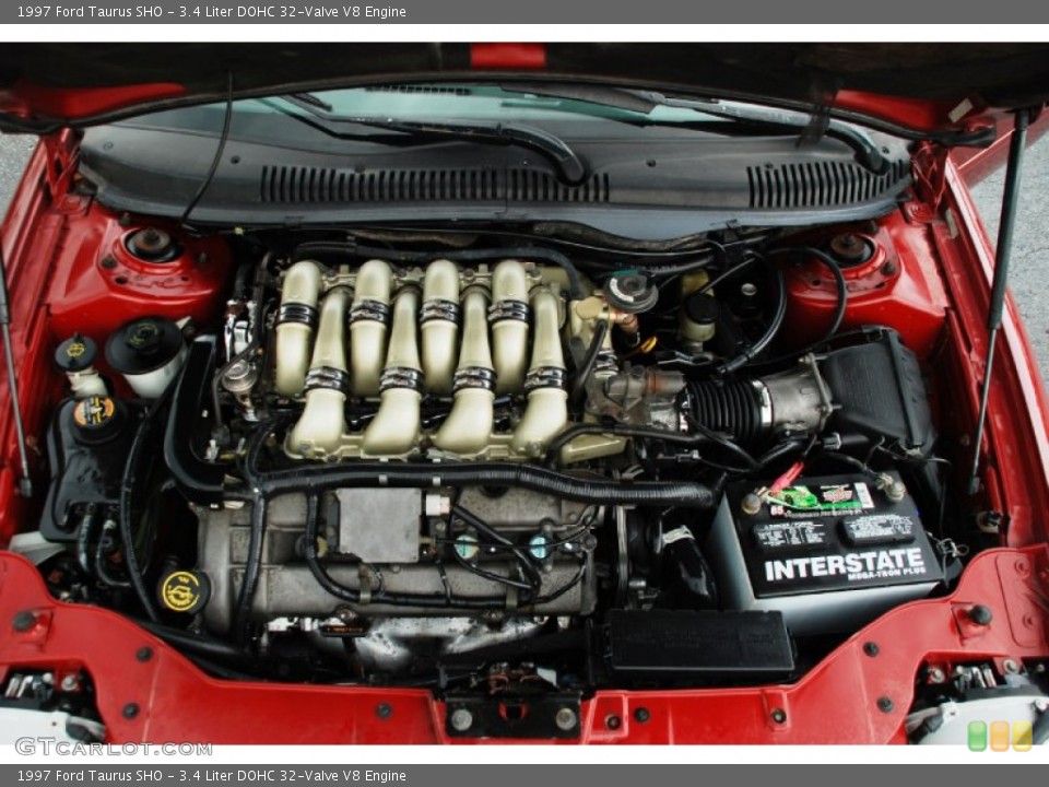 3.4 Liter DOHC 32-Valve V8 1997 Ford Taurus Engine