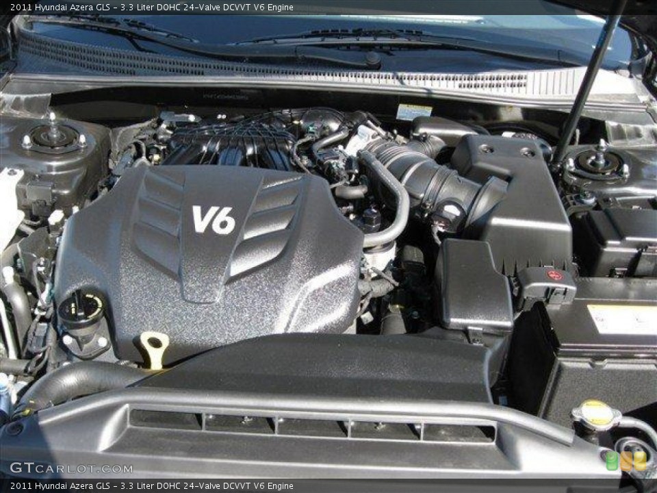 3.3 Liter DOHC 24-Valve DCVVT V6 Engine for the 2011 Hyundai Azera #61228372