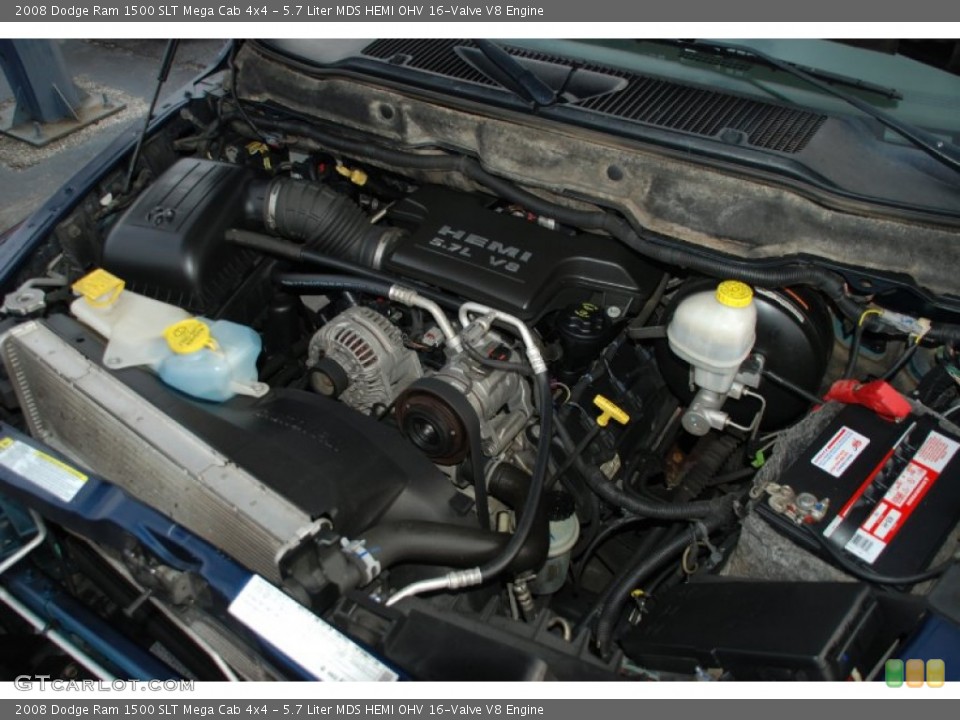 5.7 Liter MDS HEMI OHV 16-Valve V8 Engine for the 2008 Dodge Ram 1500 #61265855