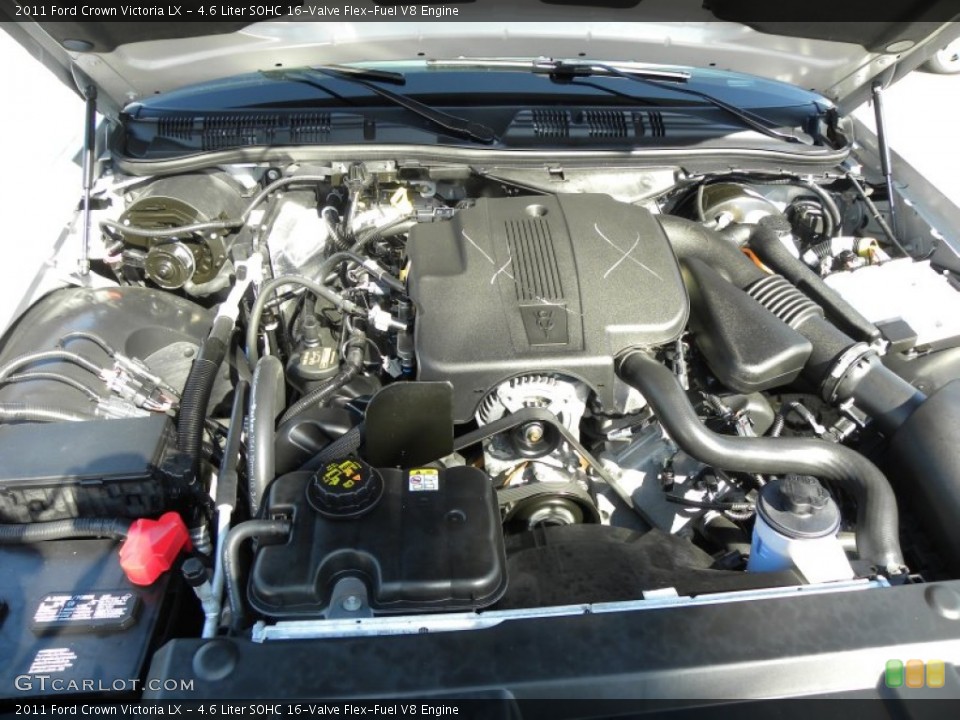 4.6 Liter SOHC 16-Valve Flex-Fuel V8 Engine for the 2011 Ford Crown Victoria #61273360