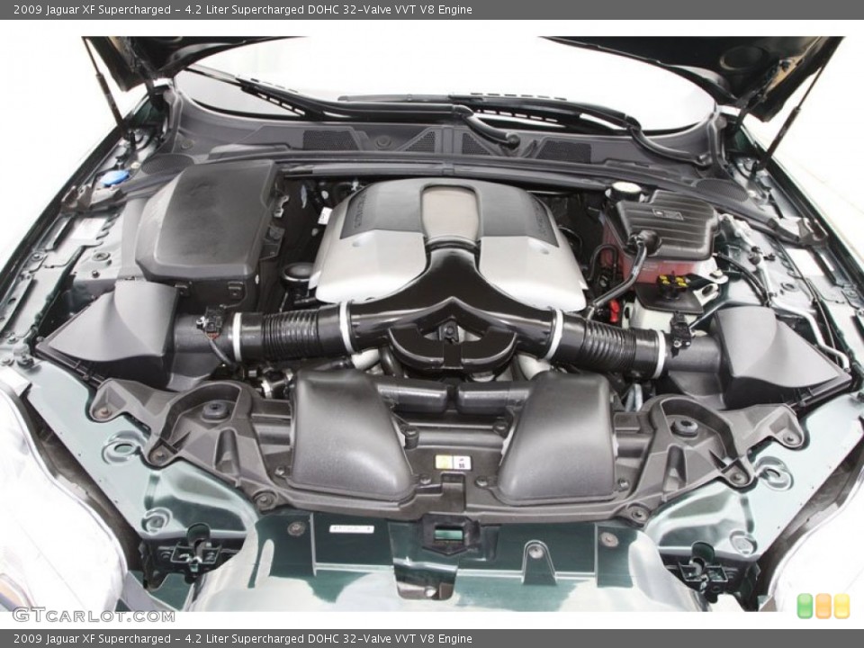 4.2 Liter Supercharged DOHC 32-Valve VVT V8 Engine for the 2009 Jaguar XF #61277219