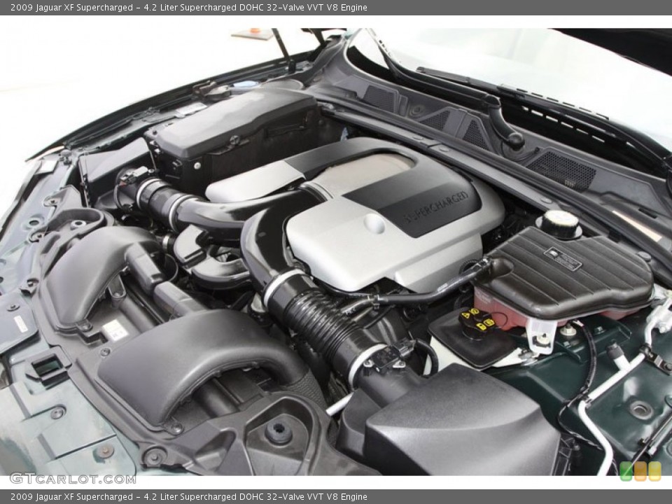 4.2 Liter Supercharged DOHC 32-Valve VVT V8 Engine for the 2009 Jaguar XF #61277228