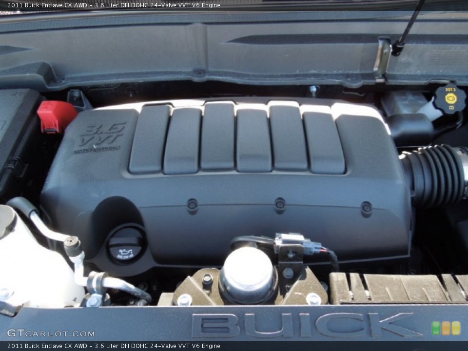 3.6 Liter DFI DOHC 24-Valve VVT V6 Engine for the 2011 Buick Enclave #61278923