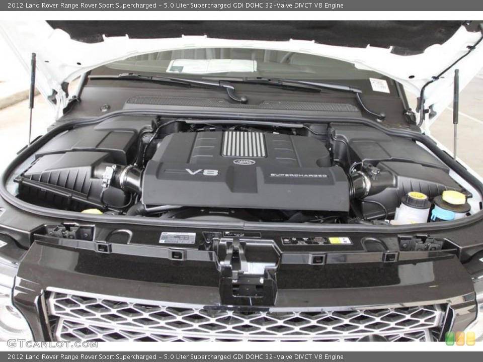 5.0 Liter Supercharged GDI DOHC 32-Valve DIVCT V8 Engine for the 2012 Land Rover Range Rover Sport #61279286