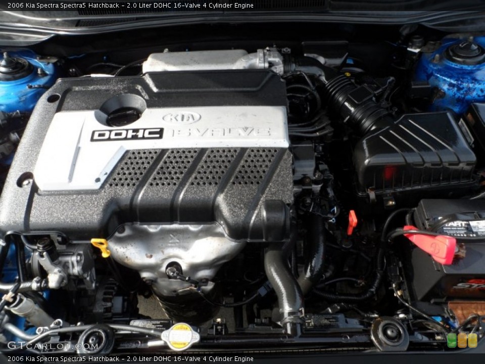 2.0 Liter DOHC 16-Valve 4 Cylinder Engine for the 2006 Kia Spectra #61281953