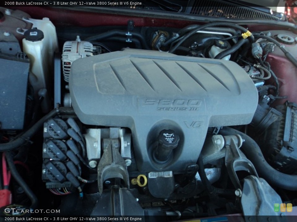 3.8 Liter OHV 12-Valve 3800 Series III V6 Engine for the 2008 Buick LaCrosse #61283900