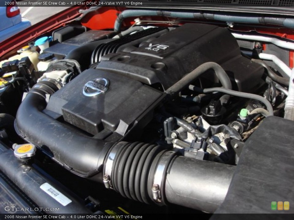 4.0 Liter DOHC 24-Valve VVT V6 Engine for the 2008 Nissan Frontier #61293278