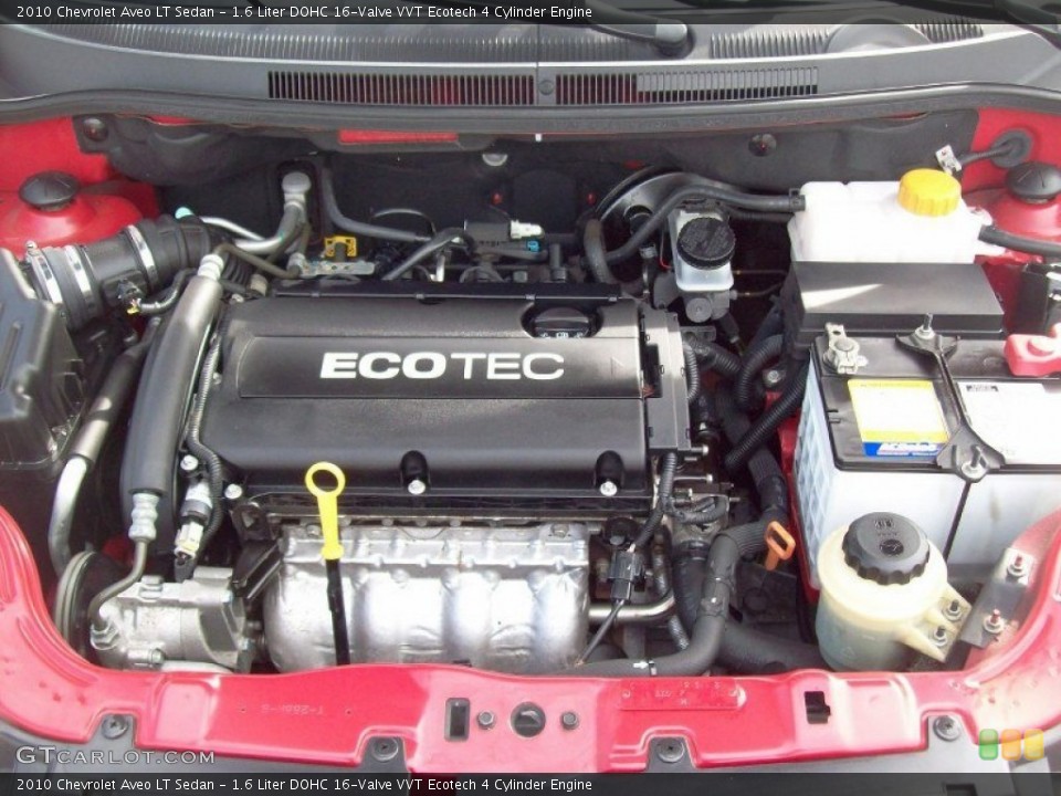 1.6 Liter DOHC 16-Valve VVT Ecotech 4 Cylinder Engine for the 2010 Chevrolet Aveo #61299050