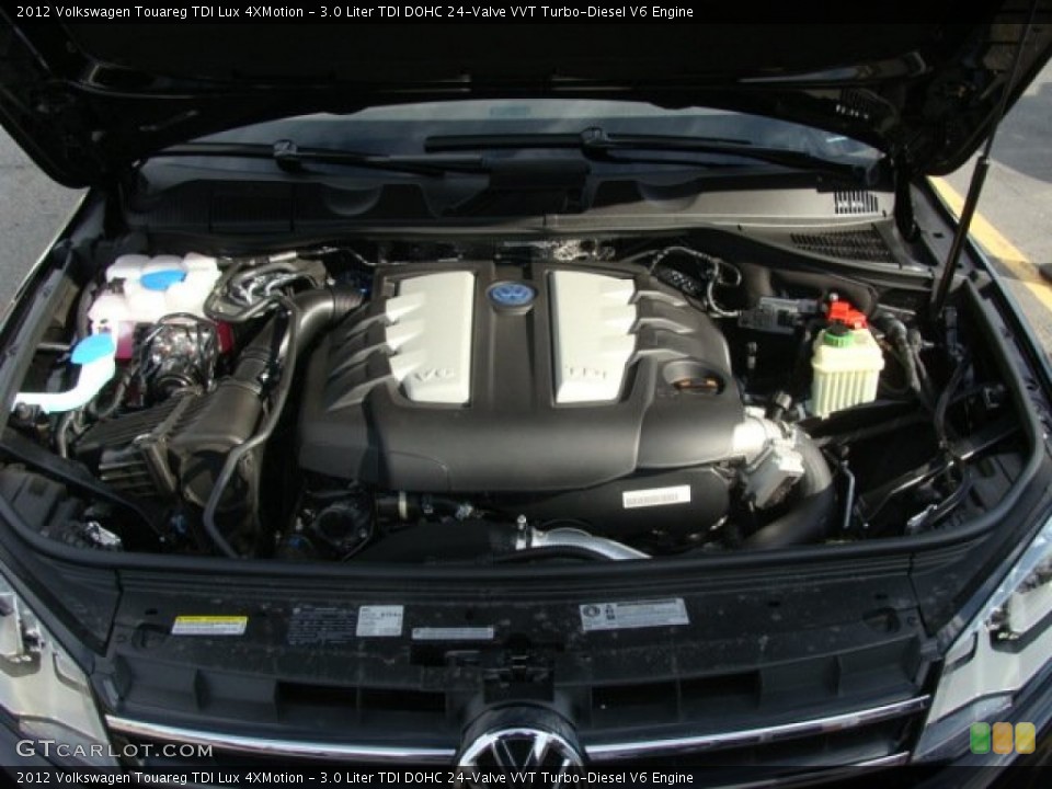 3.0 Liter TDI DOHC 24-Valve VVT Turbo-Diesel V6 Engine for the 2012 Volkswagen Touareg #61306495