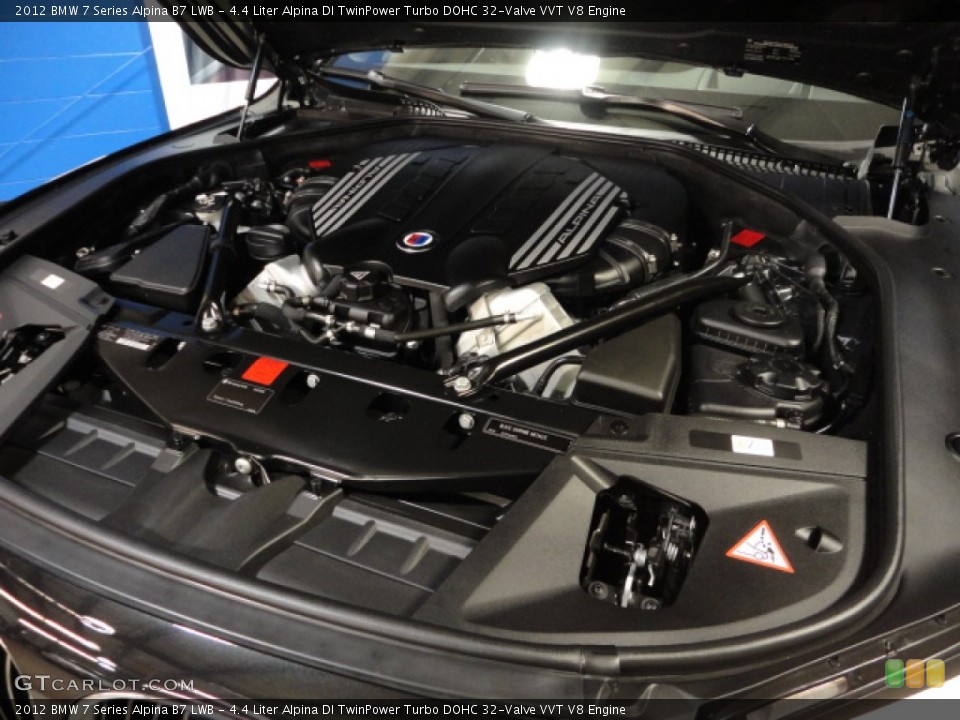 4.4 Liter Alpina DI TwinPower Turbo DOHC 32-Valve VVT V8 2012 BMW 7 Series Engine