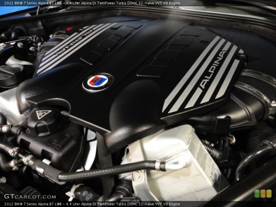 4.4 Liter Alpina DI TwinPower Turbo DOHC 32-Valve VVT V8 Engine for the 2012 BMW 7 Series #61320469