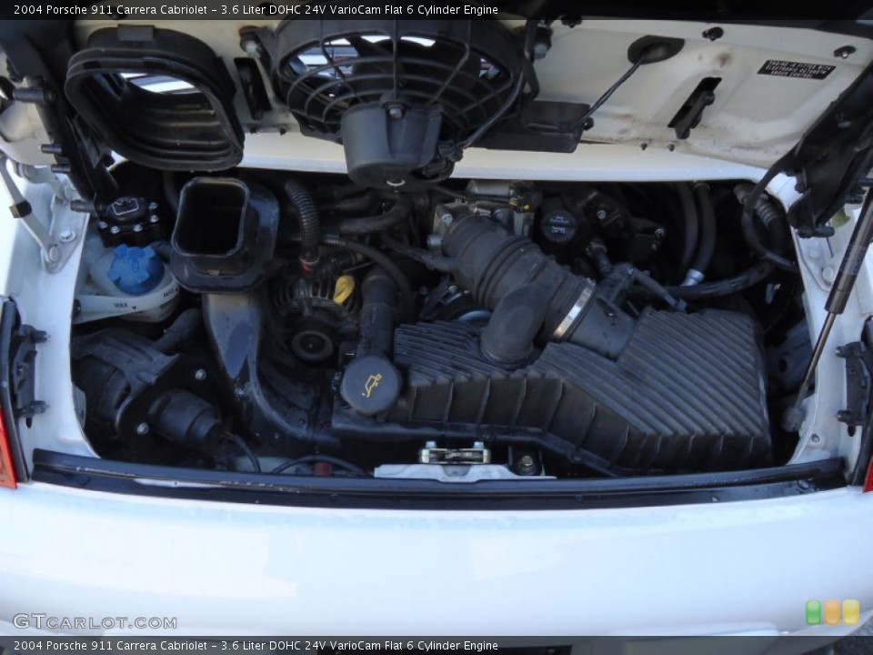 3.6 Liter DOHC 24V VarioCam Flat 6 Cylinder Engine for the 2004 Porsche 911 #61324463