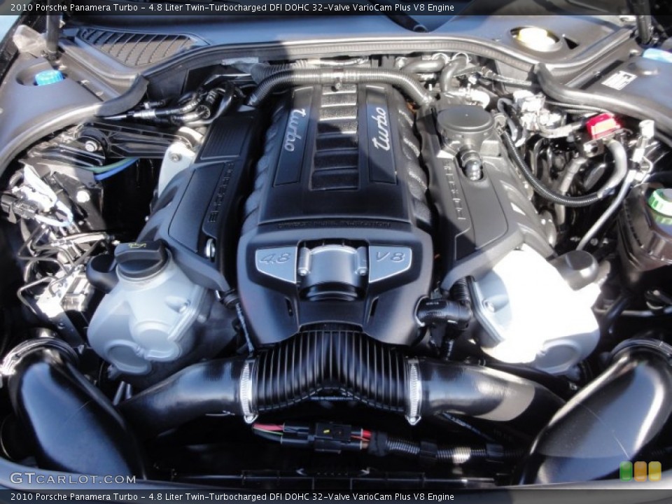 4.8 Liter Twin-Turbocharged DFI DOHC 32-Valve VarioCam Plus V8 Engine for the 2010 Porsche Panamera #61326083
