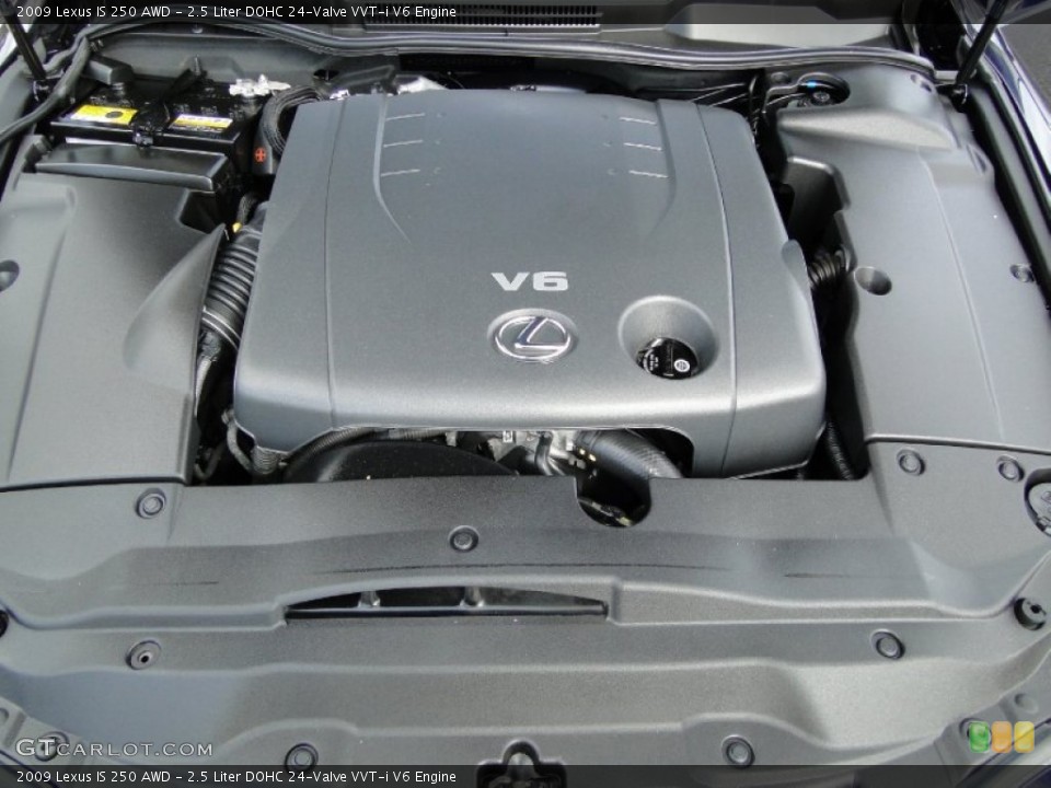 2.5 Liter DOHC 24-Valve VVT-i V6 Engine for the 2009 Lexus IS #61334891