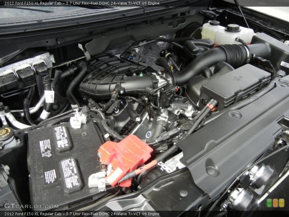 3.7 Liter Flex-Fuel DOHC 24-Valve Ti-VCT V6 Engine for the 2012 Ford F150 #61365012