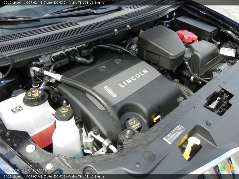 3.7 Liter DOHC 24-Valve Ti-VCT V6 Engine for the 2012 Lincoln MKX #61365129