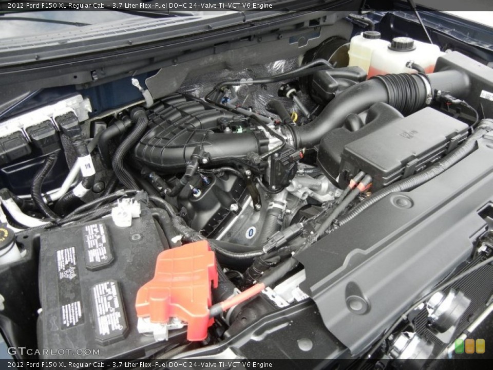 3.7 Liter Flex-Fuel DOHC 24-Valve Ti-VCT V6 Engine for the 2012 Ford F150 #61365336