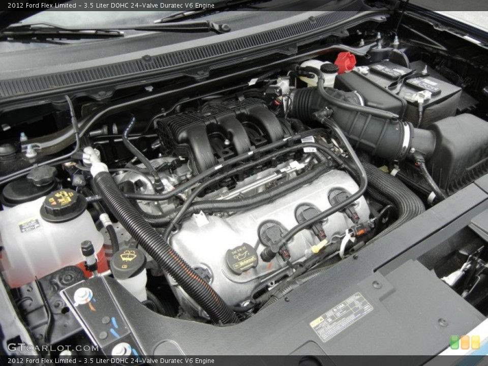 3.5 Liter DOHC 24-Valve Duratec V6 2012 Ford Flex Engine