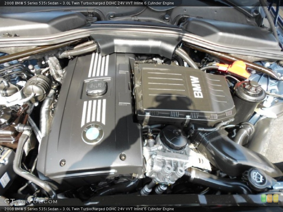 3.0L Twin Turbocharged DOHC 24V VVT Inline 6 Cylinder Engine for the 2008 BMW 5 Series #61368564