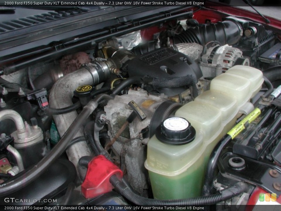 7.3 Liter OHV 16V Power Stroke Turbo Diesel V8 Engine for the 2000 Ford F350 Super Duty #61373799