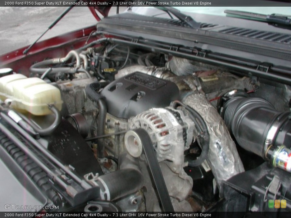 7.3 Liter OHV 16V Power Stroke Turbo Diesel V8 Engine for the 2000 Ford F350 Super Duty #61373808
