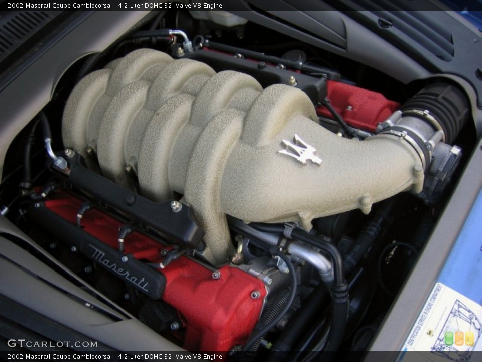 4.2 Liter DOHC 32-Valve V8 Engine for the 2002 Maserati Coupe #61379460