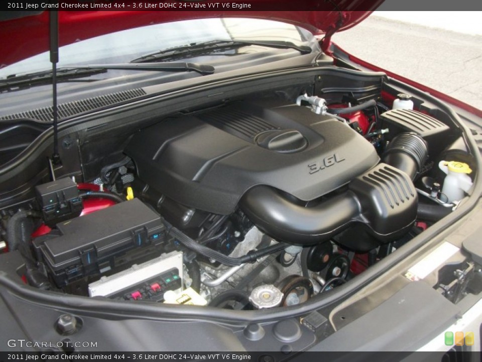 3.6 Liter DOHC 24-Valve VVT V6 Engine for the 2011 Jeep Grand Cherokee #61380870