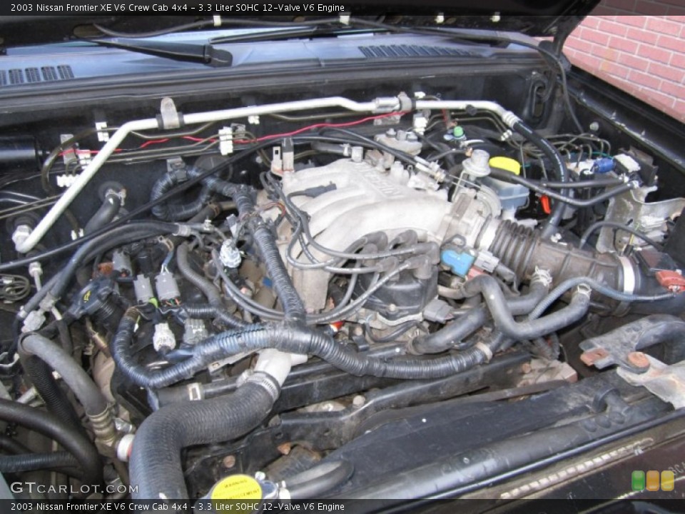 3.3 Liter SOHC 12-Valve V6 Engine for the 2003 Nissan Frontier #61387275