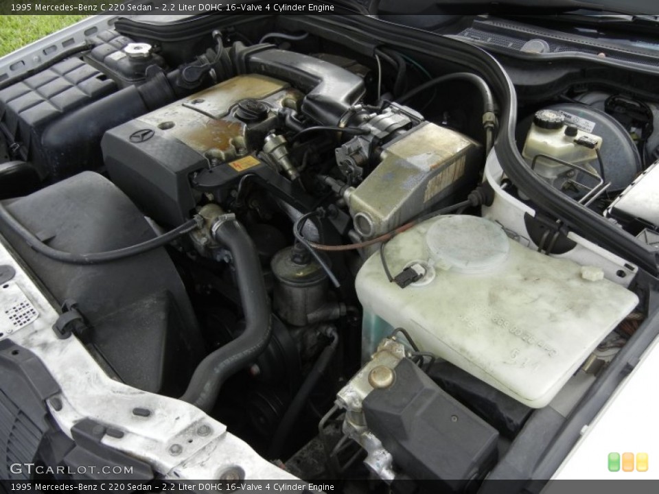 2.2 Liter DOHC 16-Valve 4 Cylinder Engine for the 1995 Mercedes-Benz C #61389393