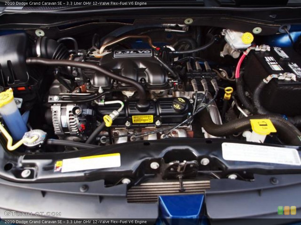 3.3 Liter OHV 12-Valve Flex-Fuel V6 Engine for the 2010 Dodge Grand Caravan #61390458
