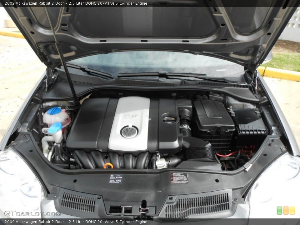 2.5 Liter DOHC 20-Valve 5 Cylinder Engine for the 2009 Volkswagen Rabbit #61391049