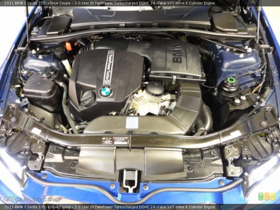 3.0 Liter DI TwinPower Turbocharged DOHC 24-Valve VVT Inline 6 Cylinder Engine for the 2011 BMW 3 Series #61405981