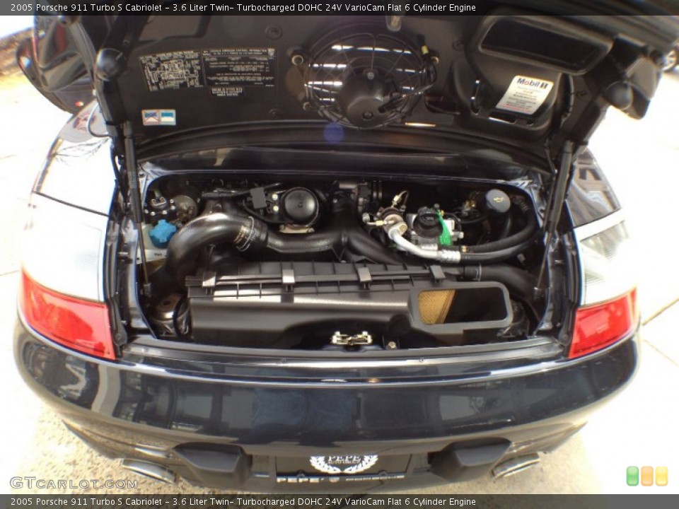 3.6 Liter Twin- Turbocharged DOHC 24V VarioCam Flat 6 Cylinder Engine for the 2005 Porsche 911 #61419060